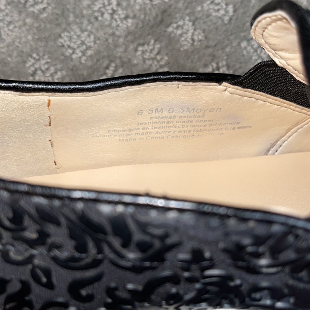 Karl Lagerfeld Paris Embroidered Slip-On Sneakers - Picture 7 of 8